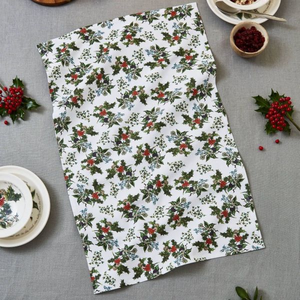 The Holly & The Ivy Tea Towel